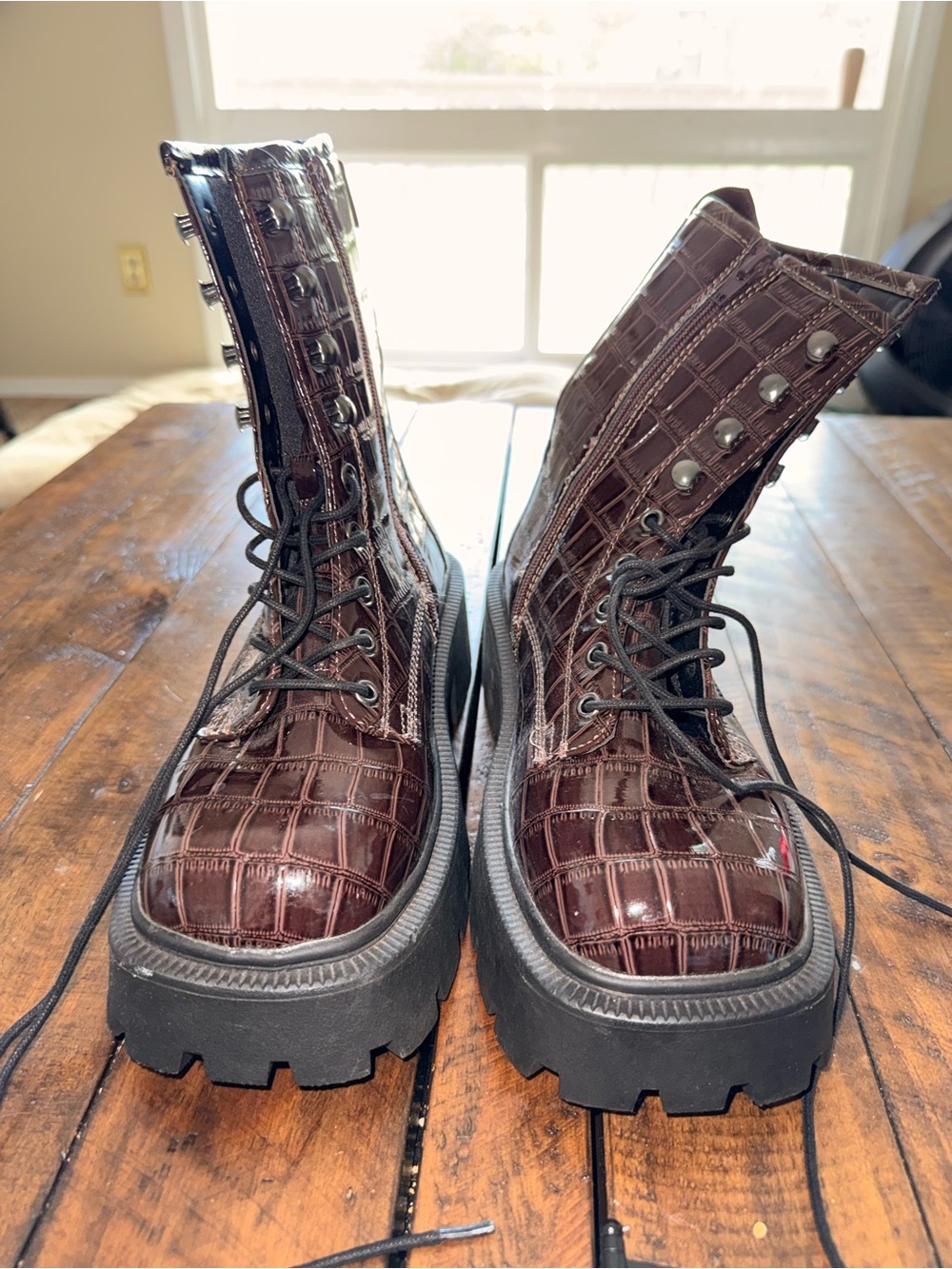 Brown Croc boots